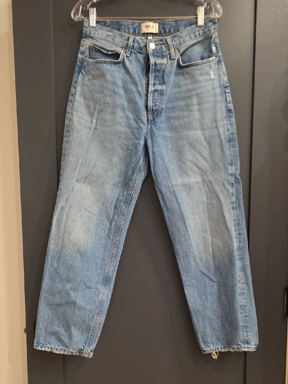 Agolde Light Blue Relaxed Jeans - Women's - Picture 2 of 9